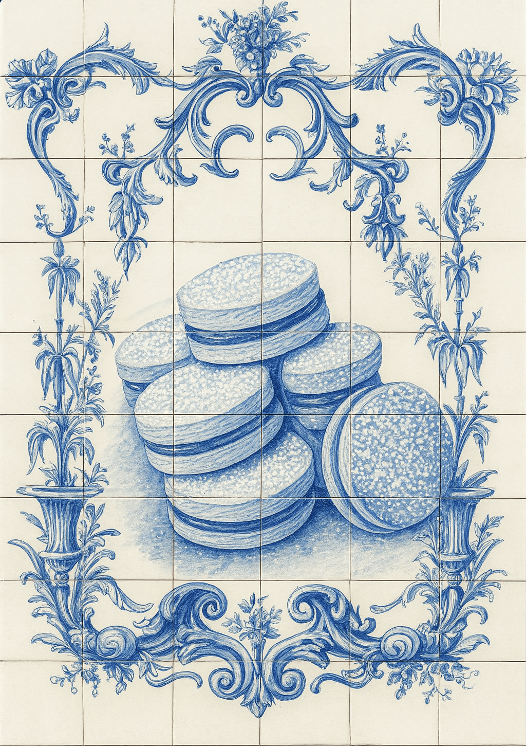 Alfajores de Azulejos de Maíz